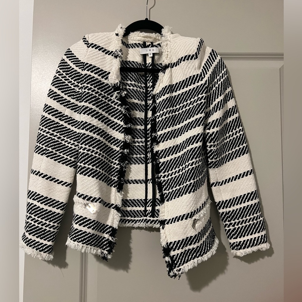 IRO Black and White Jacket